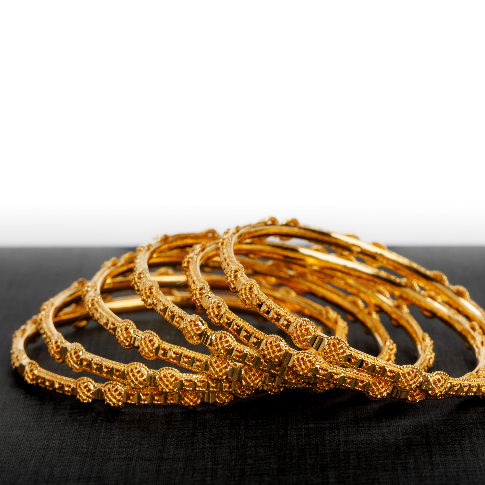 Adult's Bangles (D17-A) - Silver 925 & Gold Plated