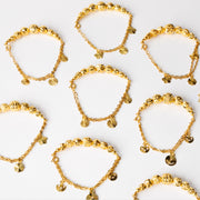 نصف Timbi & Chain (S) - Silver 925 و Gold Plated