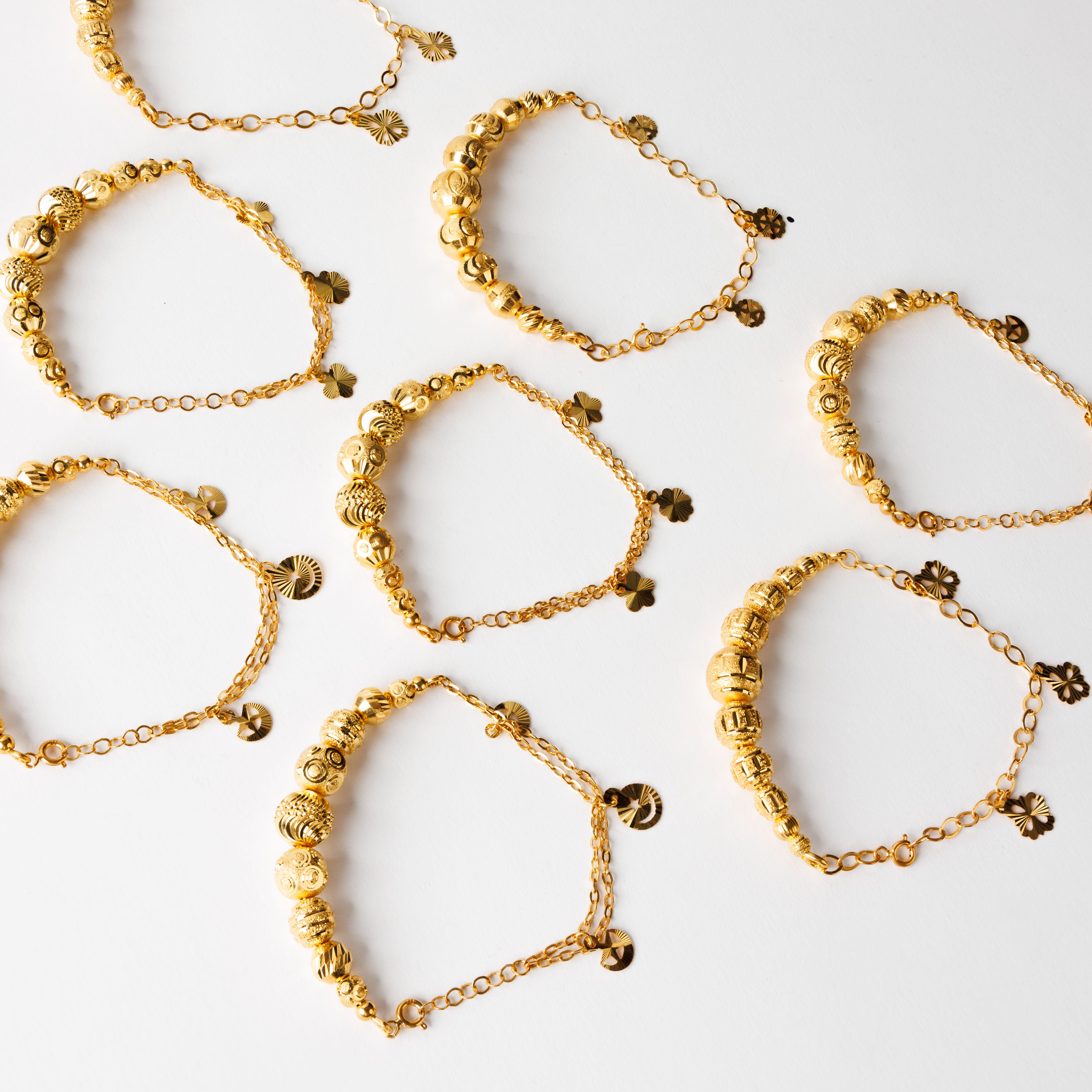 نصف Timbi & Chain (M) - Silver 925 و Gold Plated