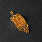 Square Casting Pendant (D3) - Silver 925 & Gold Plated