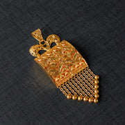 قلادة الصب المربعة (D7) - Silver 925 و Gold Plated