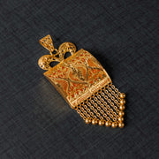 قلادة الصب المربعة (D9) - Silver 925 و Gold Plated