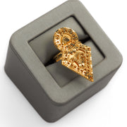 RP Shawahid Ring (D4) - Silver 925 و Gold Plated
