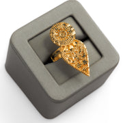 RP Shawahid Ring (D6) - Silver 925 و Gold Plated