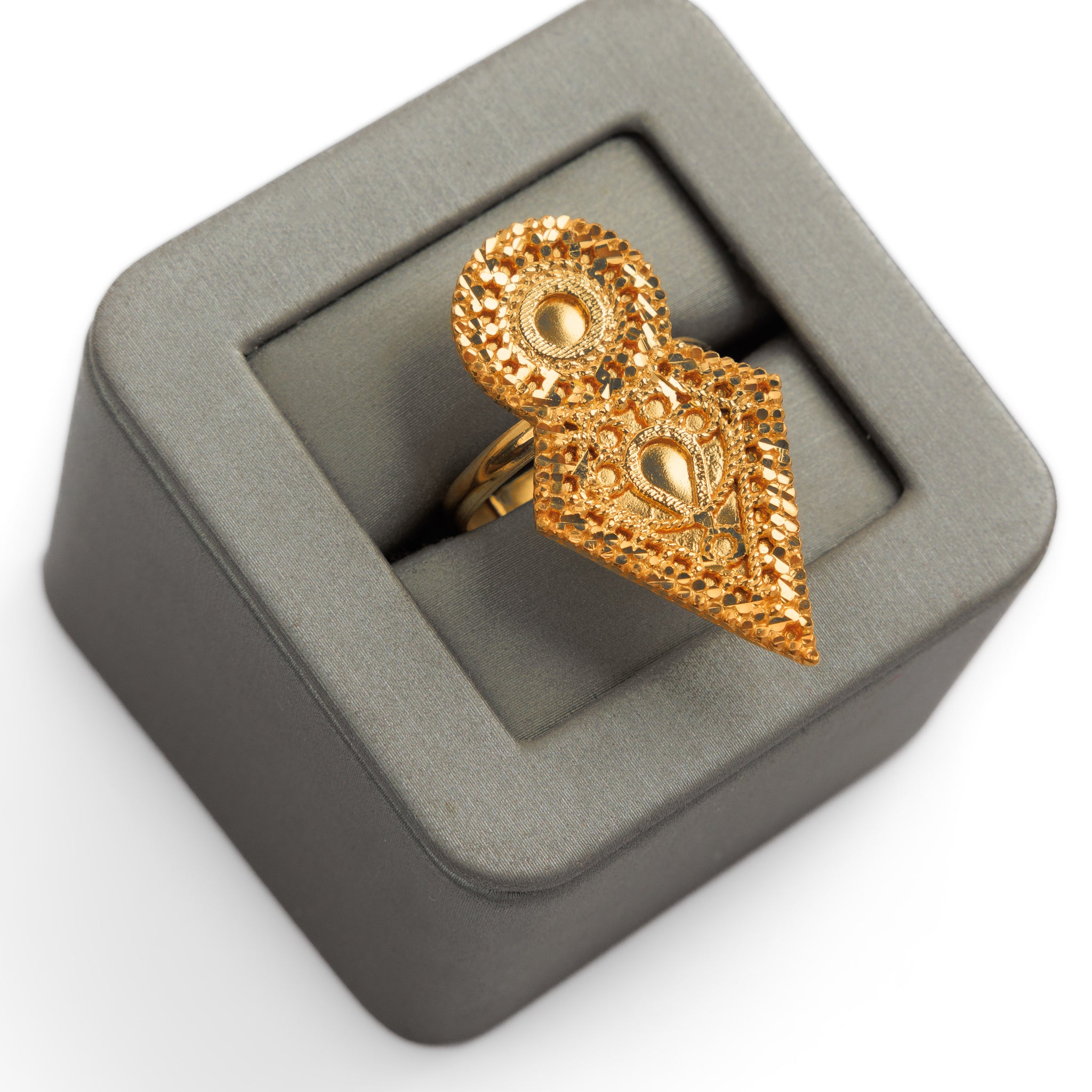 RP Shawahid Ring (D9) - Silver 925 & Gold Plated