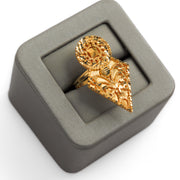 RP Shawahid Ring (D11) - Silver 925 و Gold Plated