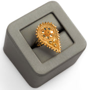 الخاتم التقليدي (D6) - Silver 925 و Gold Plated