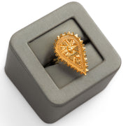 الخاتم التقليدي (D5) - Silver 925 و Gold Plated