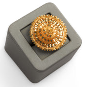 حلقة شكل الدائرة (D5) - Silver 925 و Gold Plated