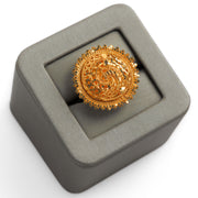 حلقة شكل الدائرة (D7) - Silver 925 و Gold Plated