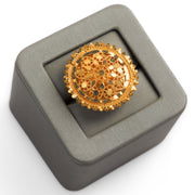 حلقة شكل الدائرة (D8) - Silver 925 و Gold Plated