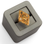 الخاتم التقليدي (D14) - Silver 925 و Gold Plated