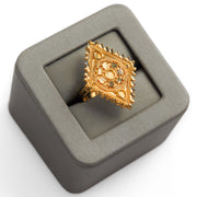 الخاتم التقليدي (D12) - Silver 925 و Gold Plated