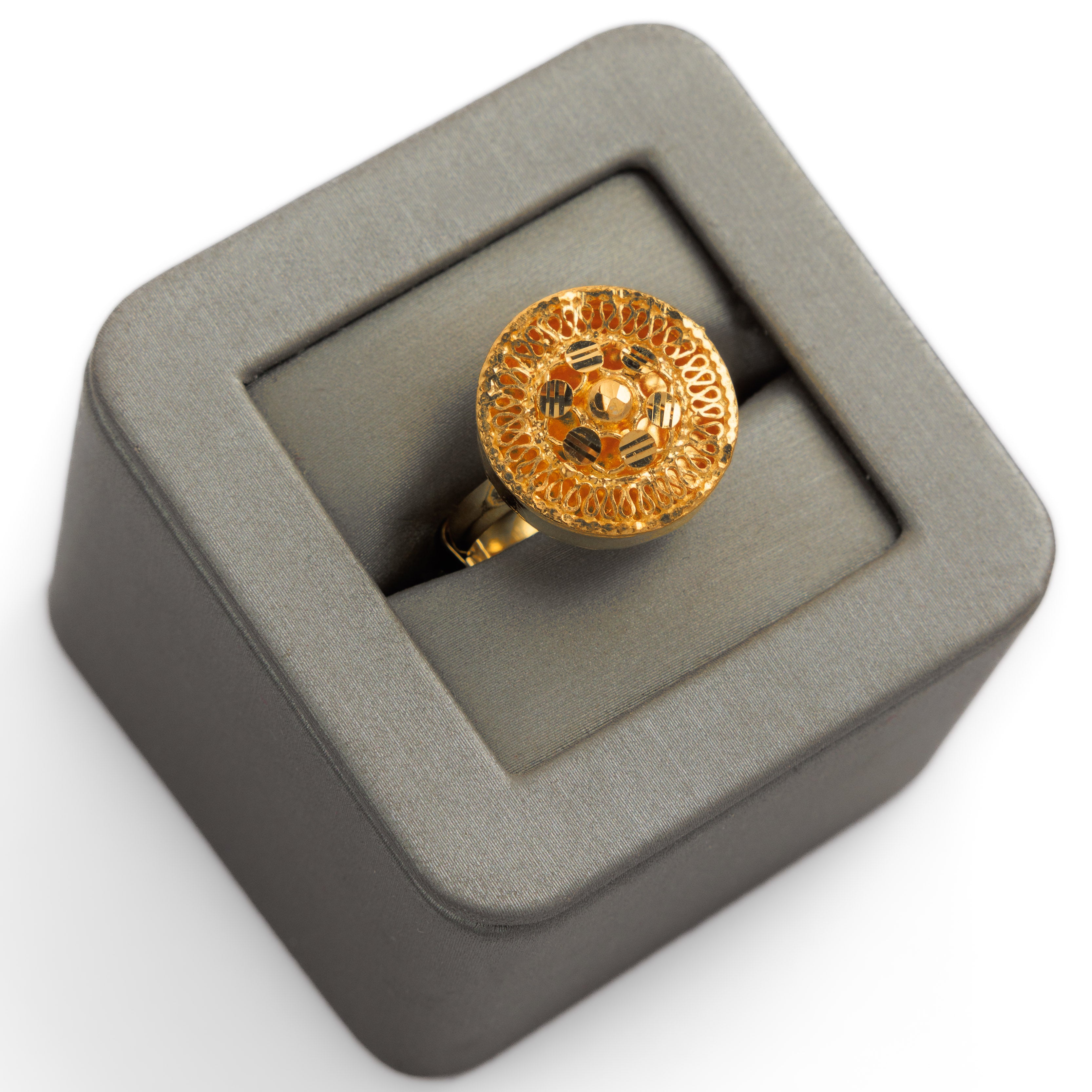 حلقة الصب التقليدية (D3) - Silver 925 و Gold Plated