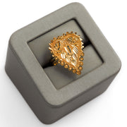 الخاتم التقليدي (D11) - Silver 925 و Gold Plated