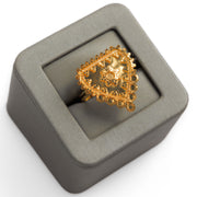 الخاتم التقليدي (D22) - Silver 925 و Gold Plated