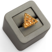 الخاتم التقليدي (D2) - Silver 925 و Gold Plated