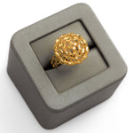 RP Flower Ring (D2) - Silver 925 & Gold Plated