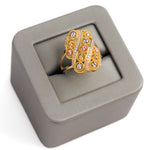 Dorika Ring (D2) - Silver 925 & Gold Plated