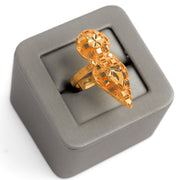 RP Shawahid Ring (D12) - Silver 925 و Gold Plated