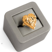 الخاتم التقليدي (D81) - Silver 925 و Gold Plated