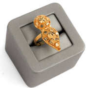 RP Shawahid Ring (D13) - Silver 925 و Gold Plated
