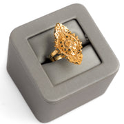 الخاتم التقليدي (D54) - Silver 925 و Gold Plated
