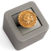 الخاتم التقليدي (D30) - Silver 925 و Gold Plated