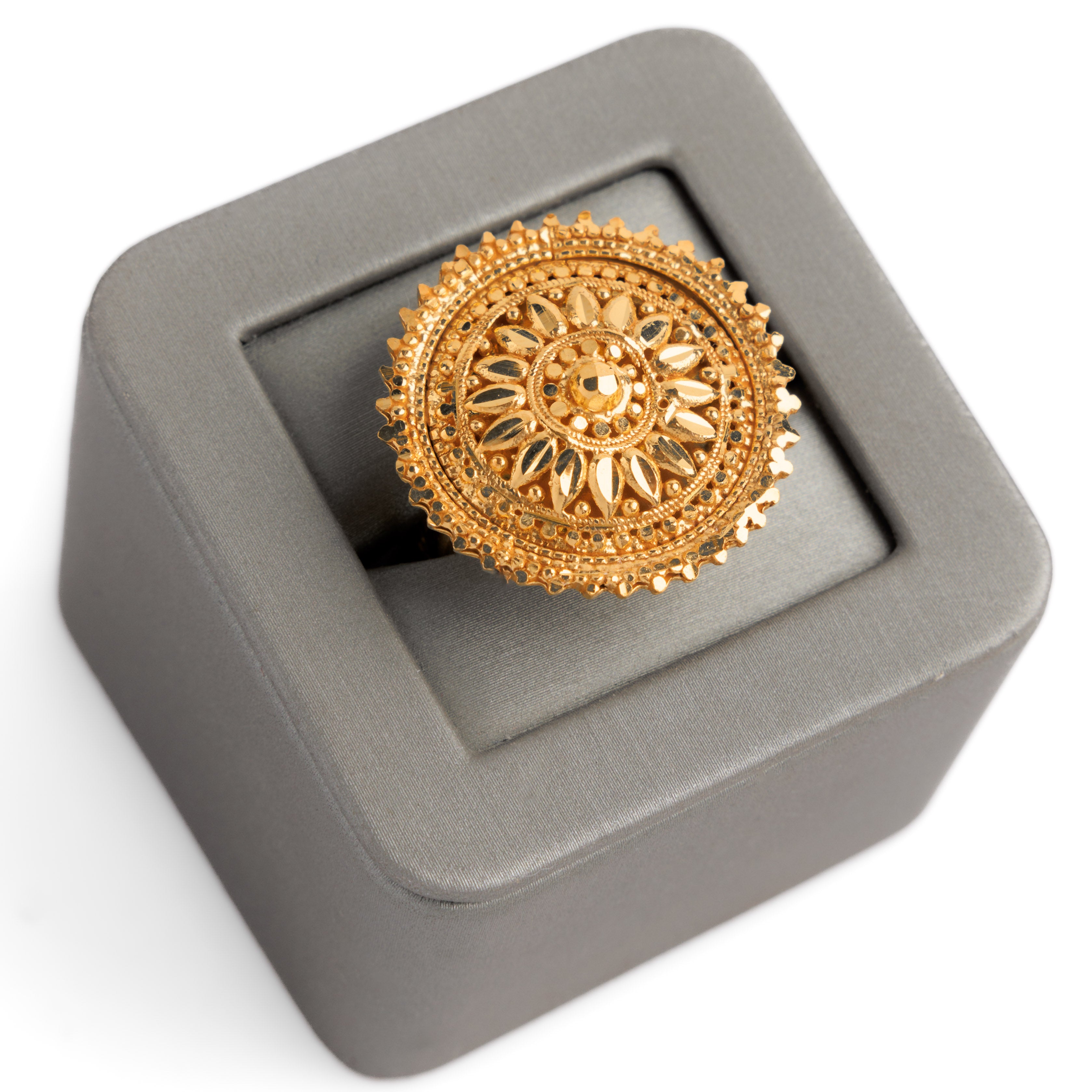 الخاتم التقليدي (D30) - Silver 925 و Gold Plated