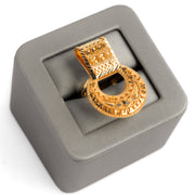 الخاتم التقليدي (D102) - Silver 925 و Gold Plated