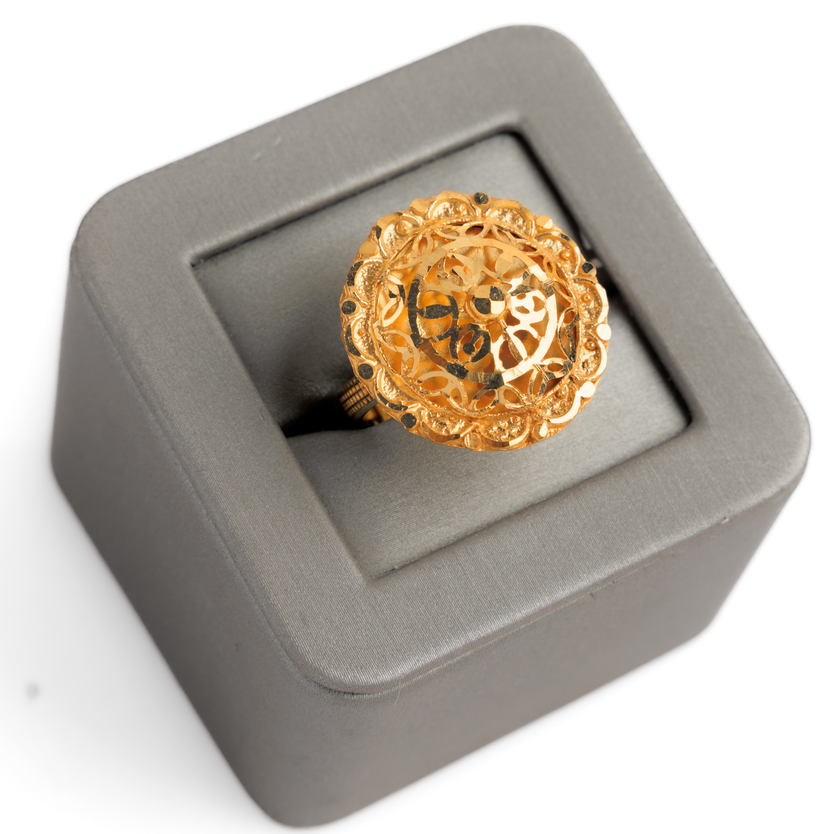 الخاتم التقليدي (D98) - Silver 925 و Gold Plated