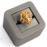 Traditional Ring (D104) - Silver 925 & Gold Plated