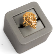 الخاتم التقليدي (D104) - Silver 925 و Gold Plated