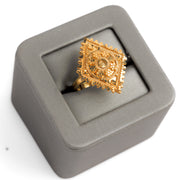 الخاتم التقليدي (D70) - Silver 925 و Gold Plated