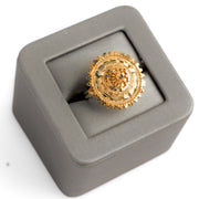 الخاتم التقليدي (D44) - Silver 925 و Gold Plated