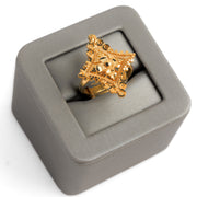 الخاتم التقليدي (D56) - Silver 925 و Gold Plated