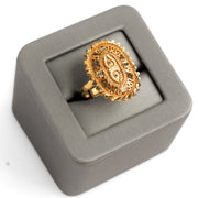 الخاتم التقليدي (D46) - Silver 925 و Gold Plated