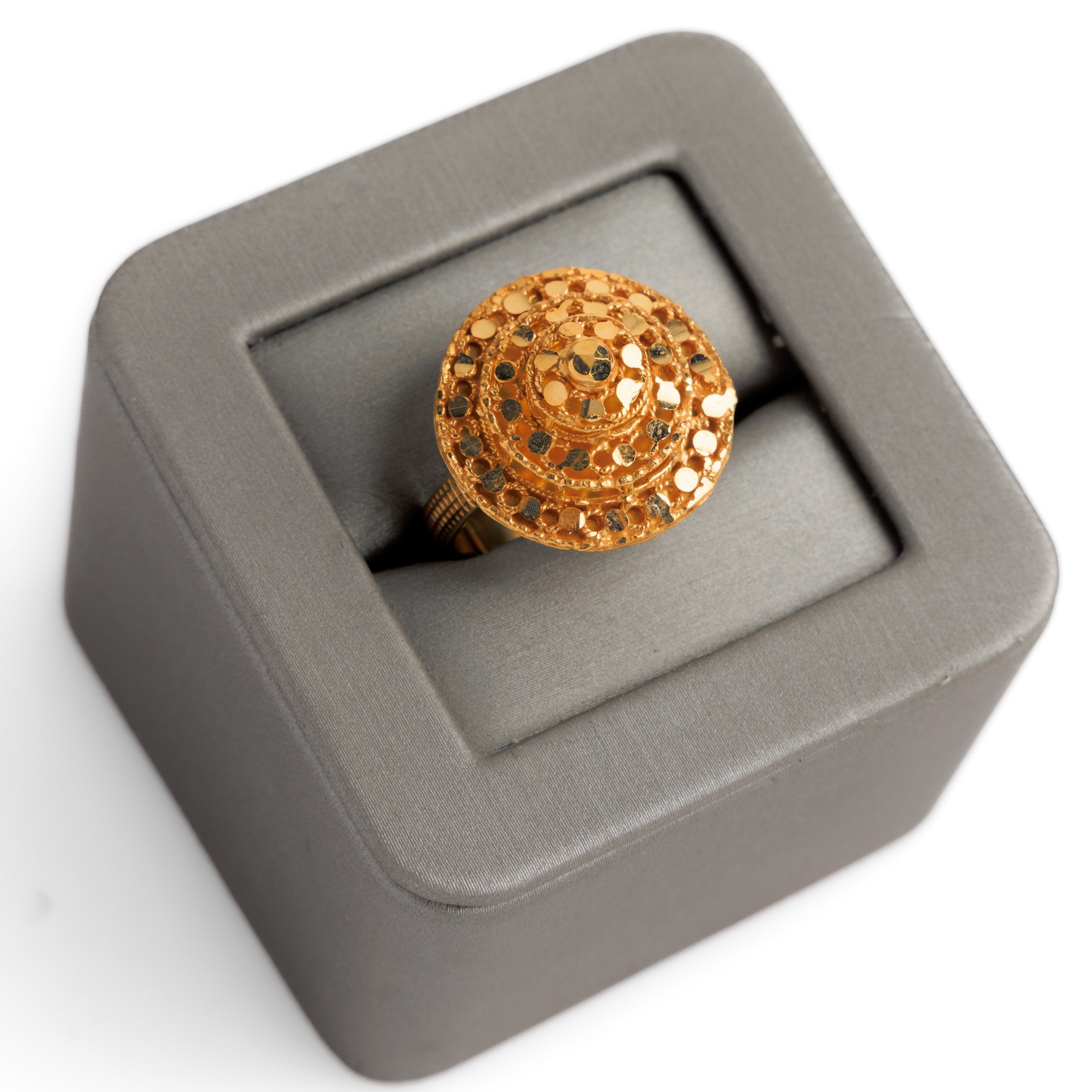 الخاتم التقليدي (D99) - Silver 925 و Gold Plated