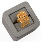 Traditional Ring (120) - Silver 925 & Gold Plated