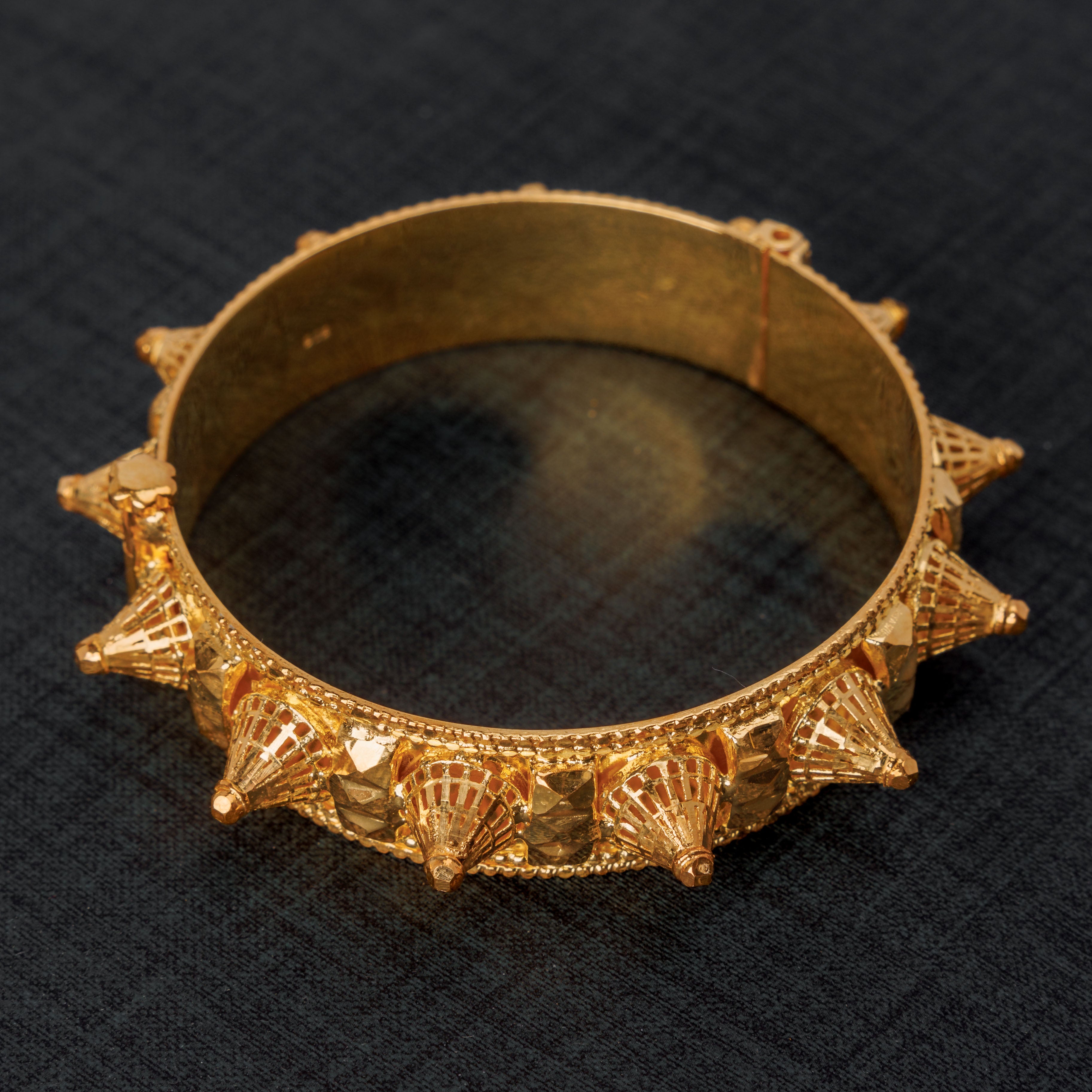 رقيقة Mushawak Bangle (D3) - Silver 925 و Gold Plated