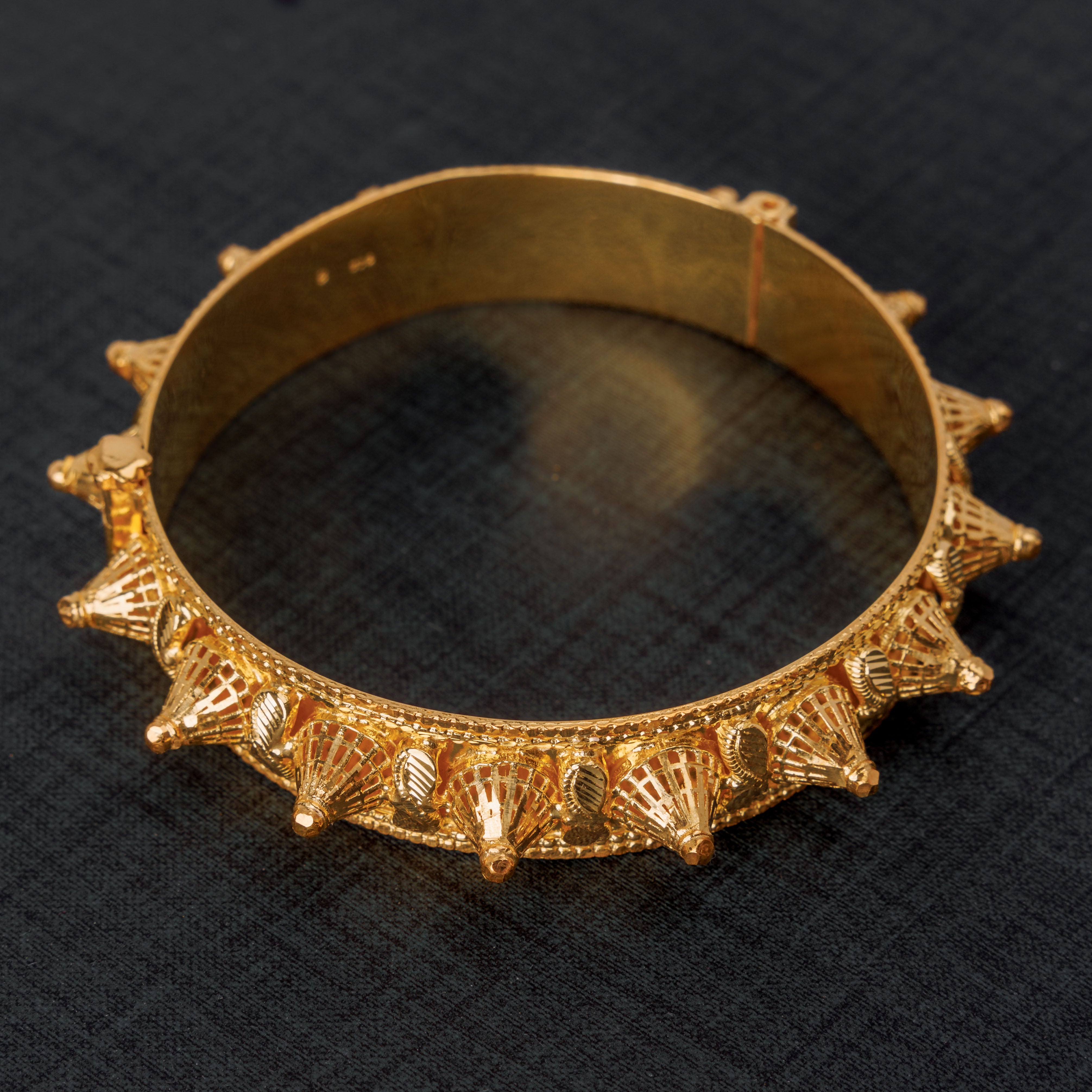 رقيقة Mushawak Bangle (D3) - Silver 925 و Gold Plated