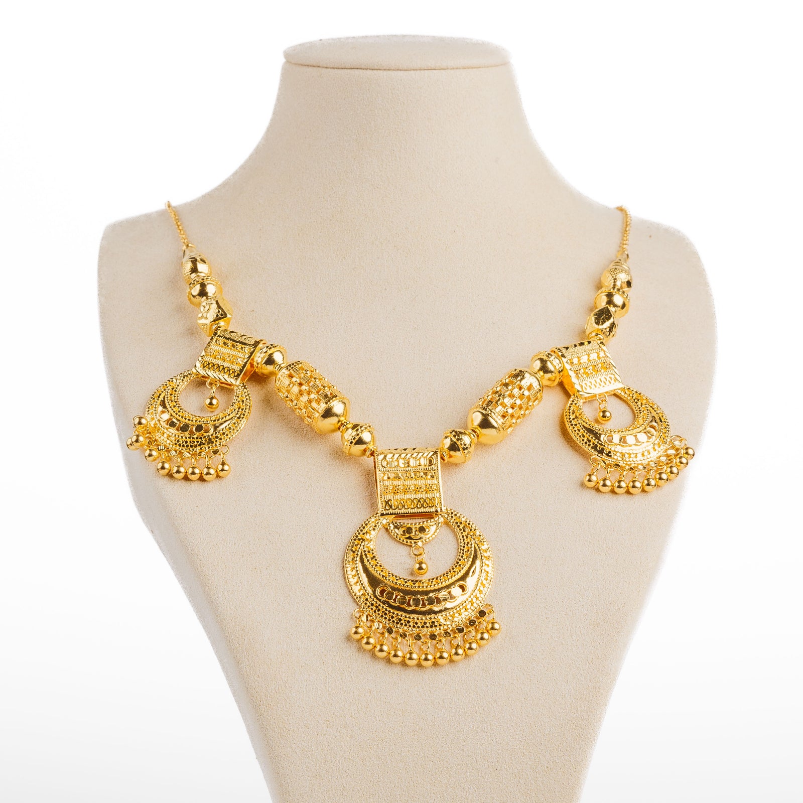 Traditional Necklace (D1)- Silver 925 & Gold Plated