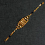 سوار مربع الطفل (D1) - Silver 925 و Gold Plated