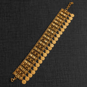 سوار العملة المعدنية (D4) -Silver 925 و Gold Plated