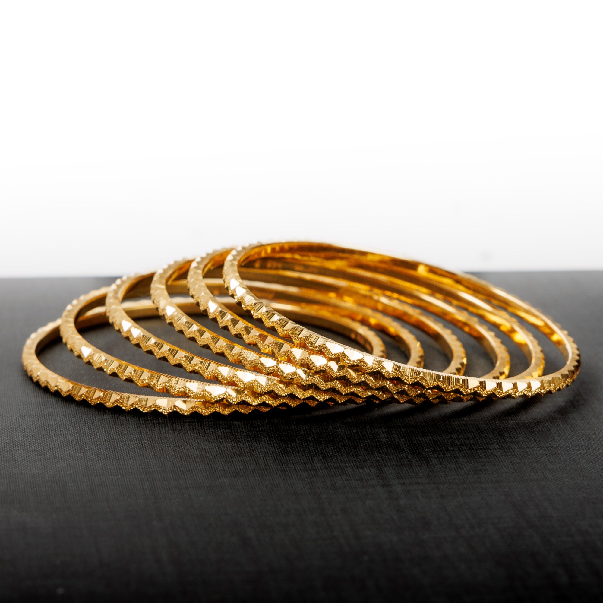 Laser Bangle (KD1) - Silver 925 & Gold Plated