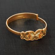 Bangle's الطفل المرن (D4) - Silver 925 و Gold Plated