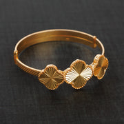 Bangle's الطفل المرن (D1) - Silver 925 و Gold Plated
