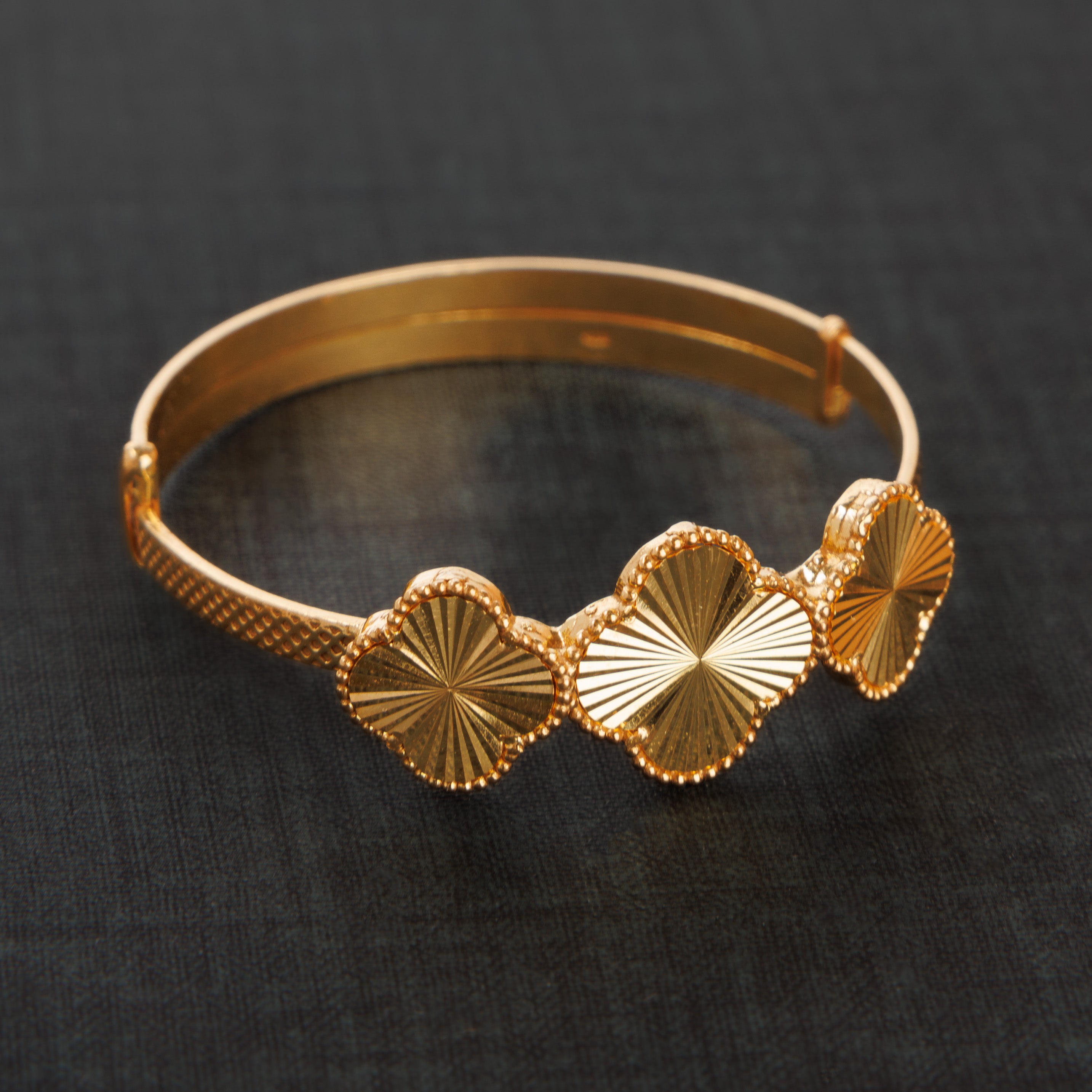 Bangle's الطفل المرن (D1) - Silver 925 و Gold Plated