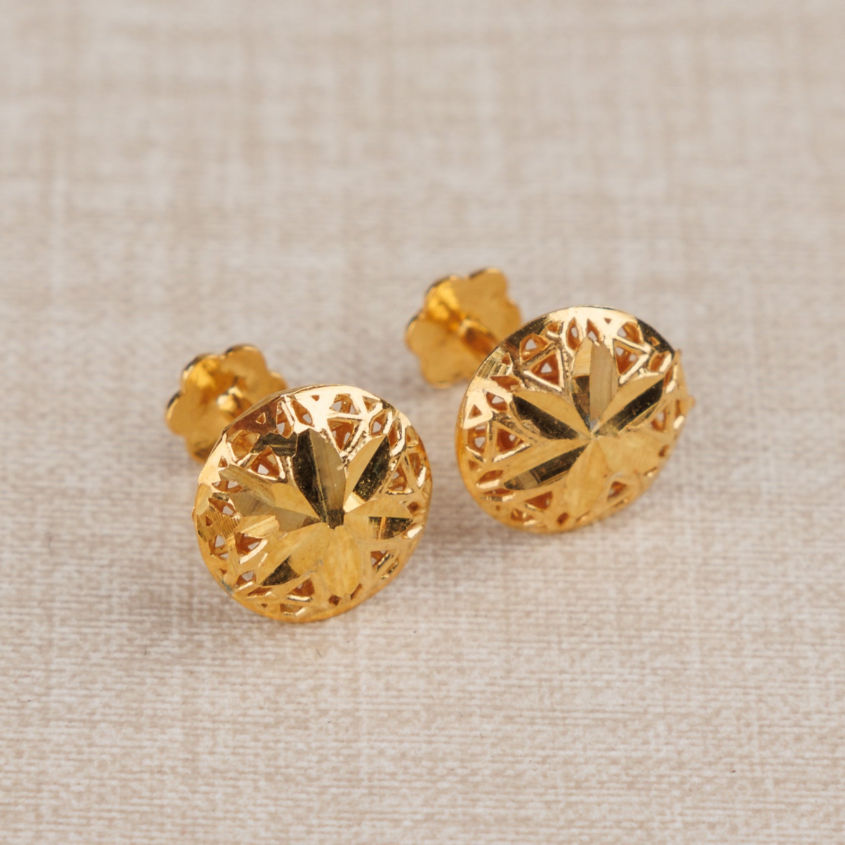 Sphere Shape Tops (D1) - Silver 925 & Gold Plated