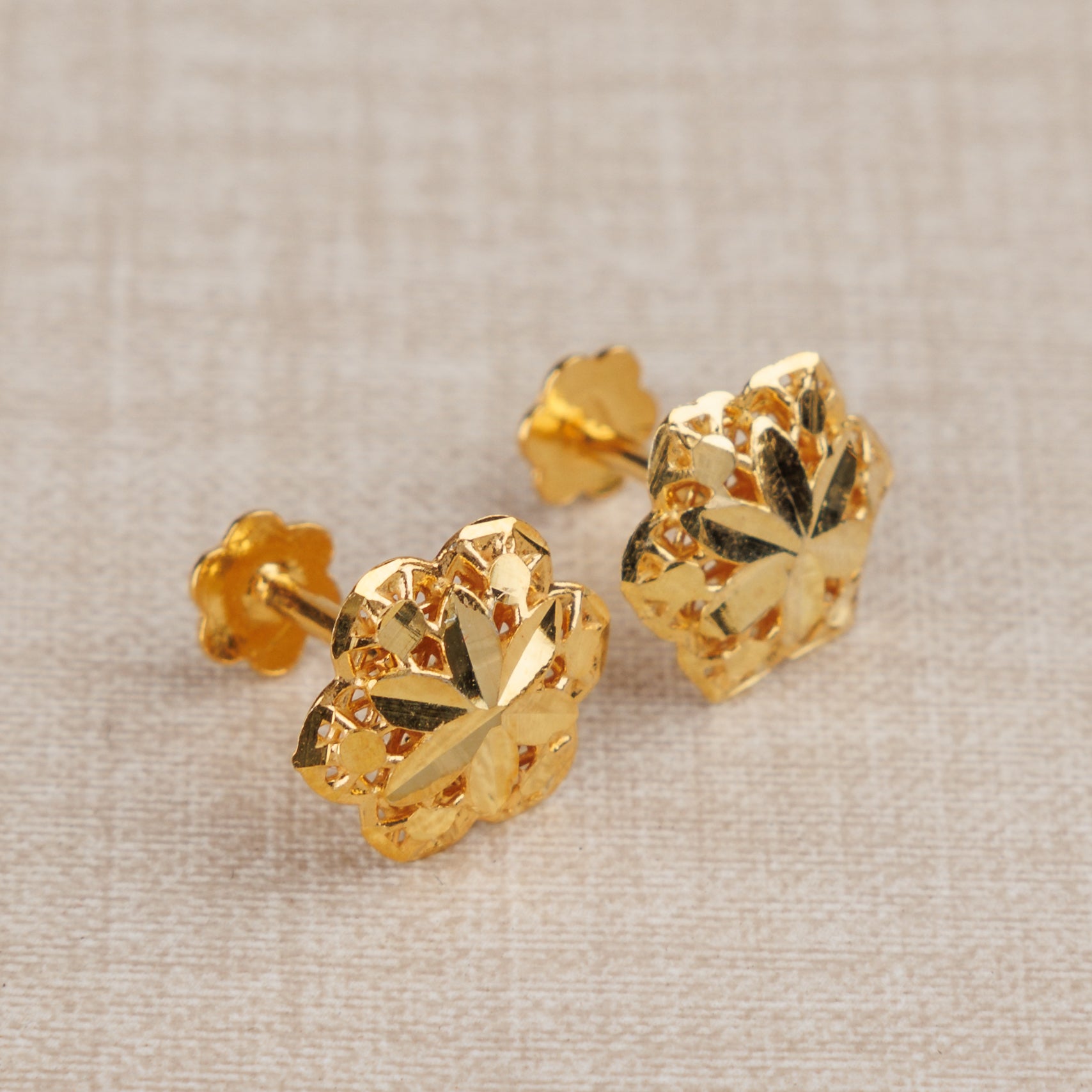 Clover Shape Tops (D1) - Silver 925 & Gold Plated